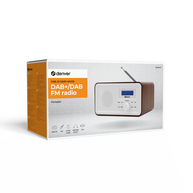 Denver DAB-30DW Dark Wood