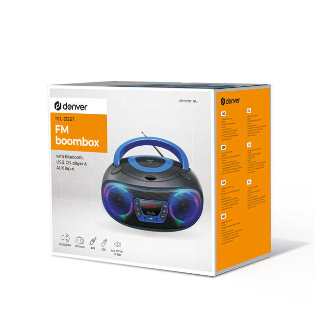 Denver TCL-212BTBU BLUE