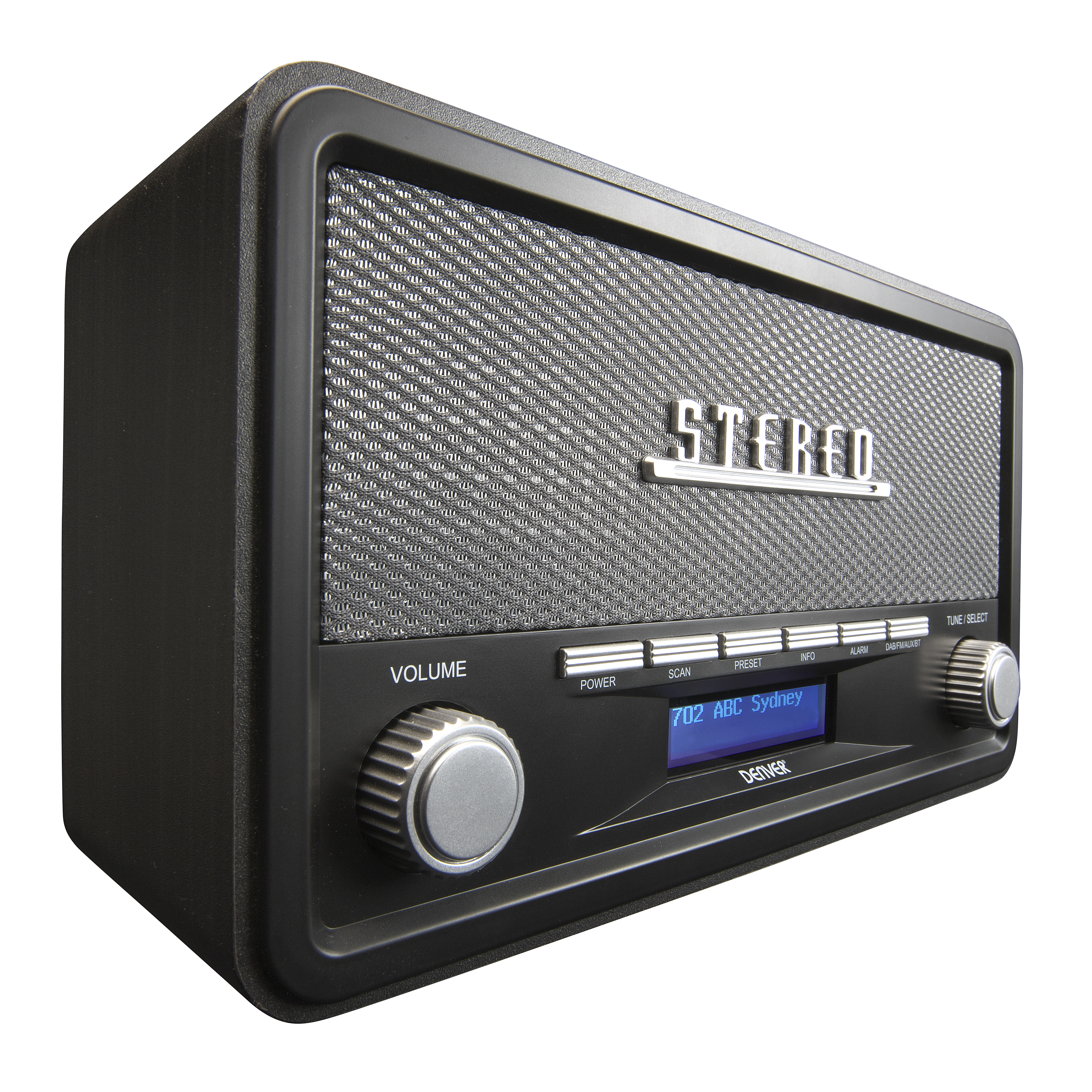 Denver DAB-18 Vintage Style Stereo DAB / DAB+ & FM Radio – Real