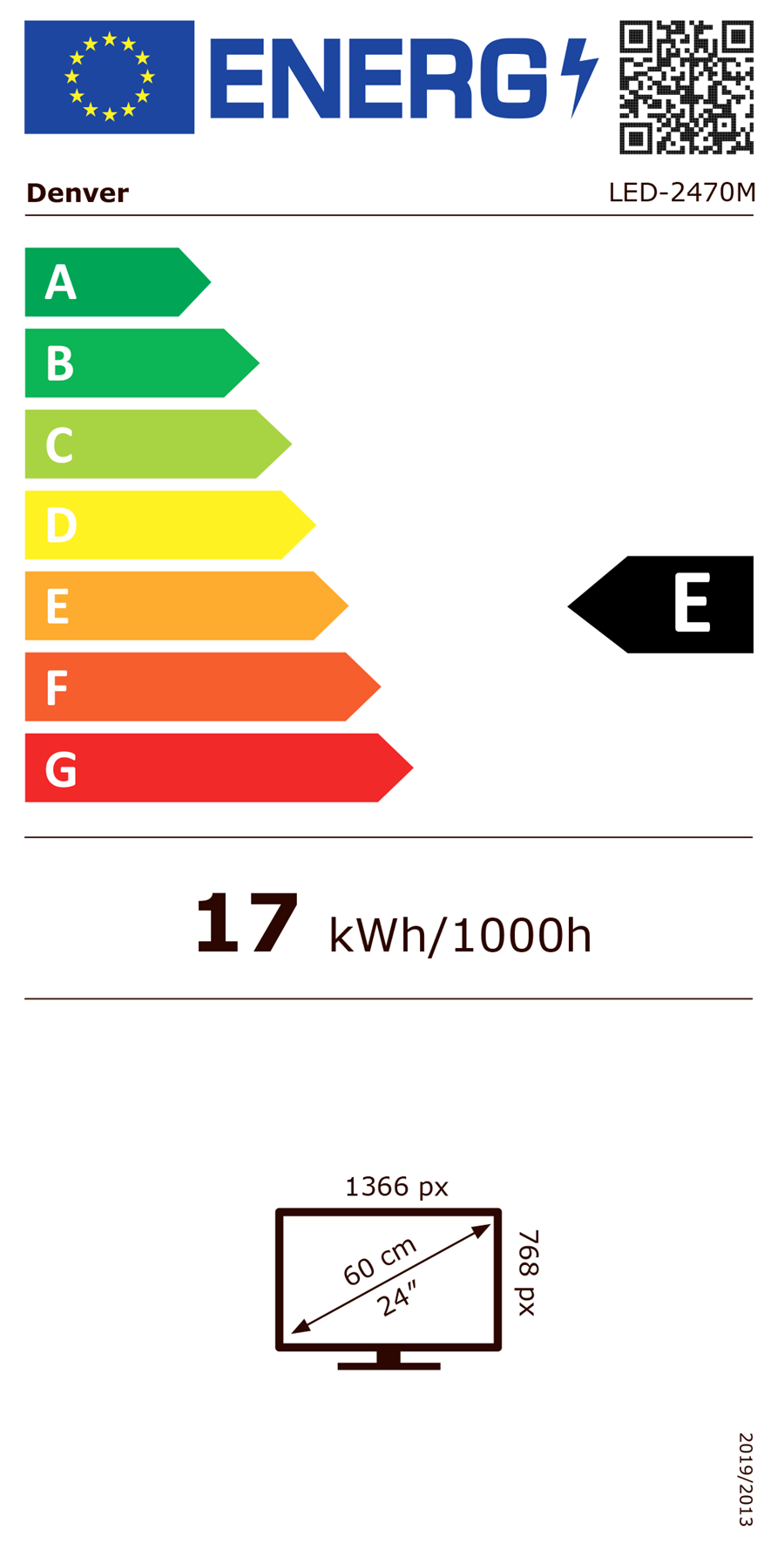 Energy label - LED-2470M.png