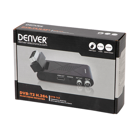 Denver Electronics DTB-133 TDT DVB-T2