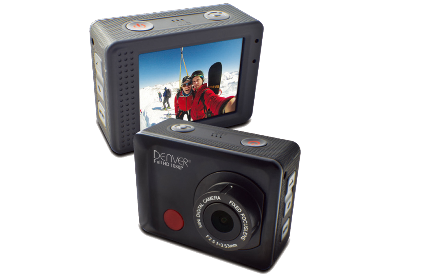 Navitech 8 in 1 Kit dAccessoires Caméras daction Compatible Denver ACT-5002 